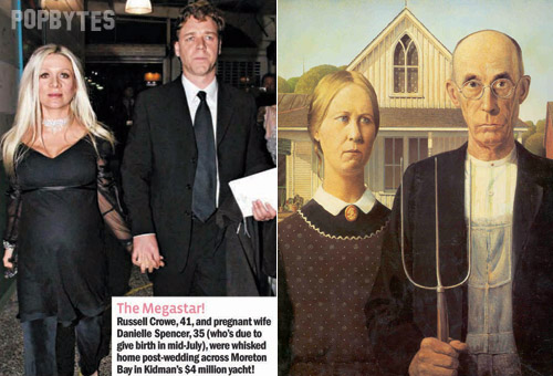  at the nicole kidman & keith urban wedding…'american gothic' just popped 