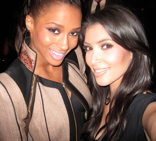 Ciara and Kim Kardashian