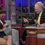 Eva Longoria and David Letterman