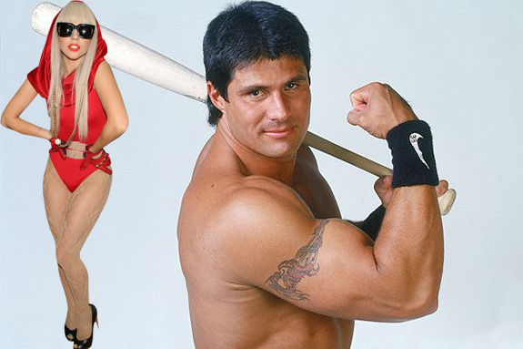 Jose Canseco and Lady Gaga