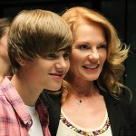 Justin Bieber and Marg Helgenberger