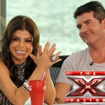 Paula Abdul and Simon Cowell
