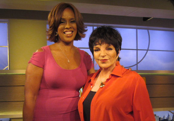 Gayle King and Liza Minnelli