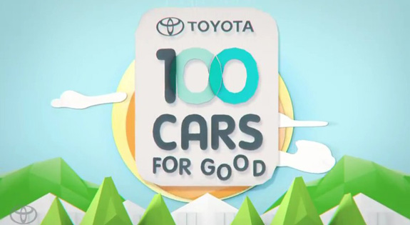 Toyota 100 Cars For Good