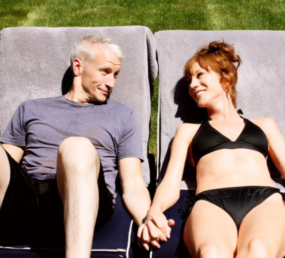 Anderson Cooper and Kathy Griffin
