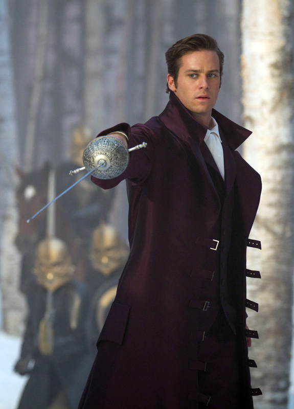 Armie Hammer as the Prince