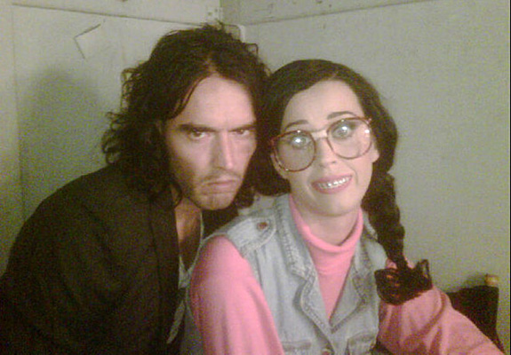 Katy Perry and Russell Brand