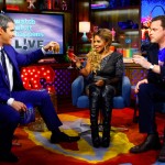 Andy Cohen, Lil' Kim and Willie Geist