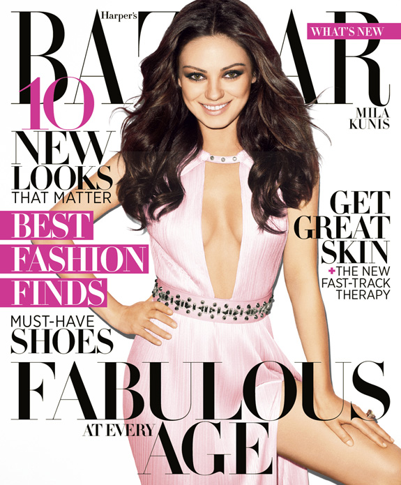 Mila Kunis Harper's Bazaar