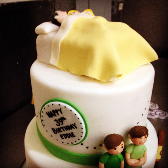 LeAnn Rimes' birthday cake for Eddie Cibrian