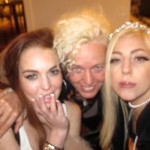 Lindsay Lohan and Lady Gaga