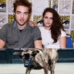 Robert Pattinson, Kristen Stewart and Bear