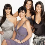 Kim, Kourtney, and Khloe Kardashian with Kris Jenner