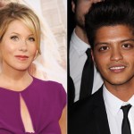 Christina Applegate and Bruno Mars