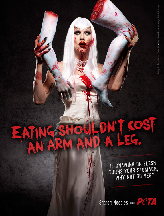 Sharon Needles for PETA