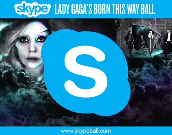 Skype and Lady Gaga's Born This Way Ball