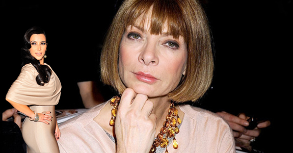 Anna Wintour and Kim Kardashian