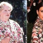 Robin Williams and Kim Kardashian