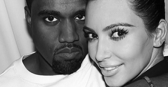 Kim Kardashian and Kanye West