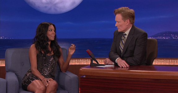 Gabrielle Union and Conan O'Brien