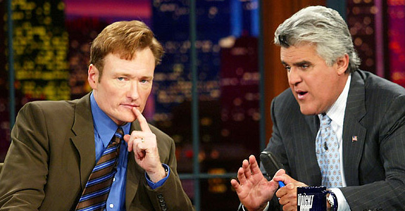 Conan O'Brien and Jay Leno