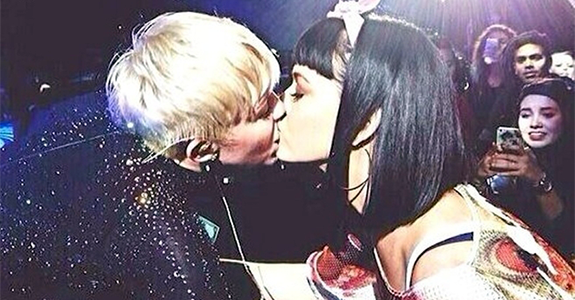 Miley Cyrus and Katy Perry