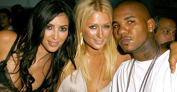 Kim Kardashian, Paris Hilton and The Game