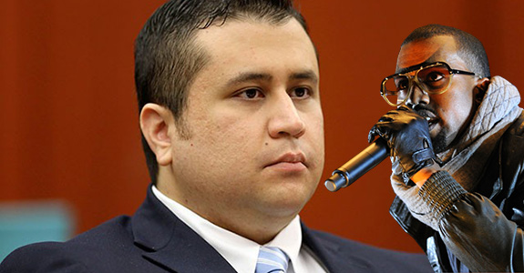 George Zimmerman and Kanye West