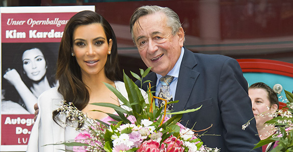 Kim Kardashian and Richard Lugner