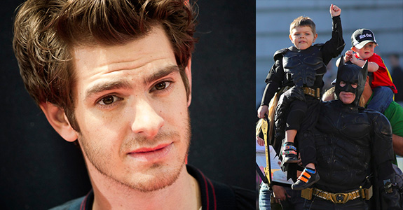 Andrew Garfield and Batkid